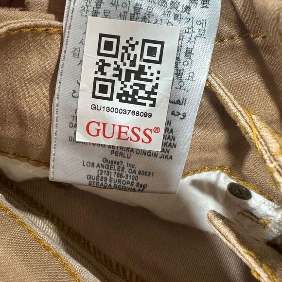 G by Guess Brown Shiny Skinny Jeans - Picture 8 of 8